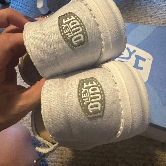 Hey Dude Heather Gray Shoes NIB - Picture 5 of 6